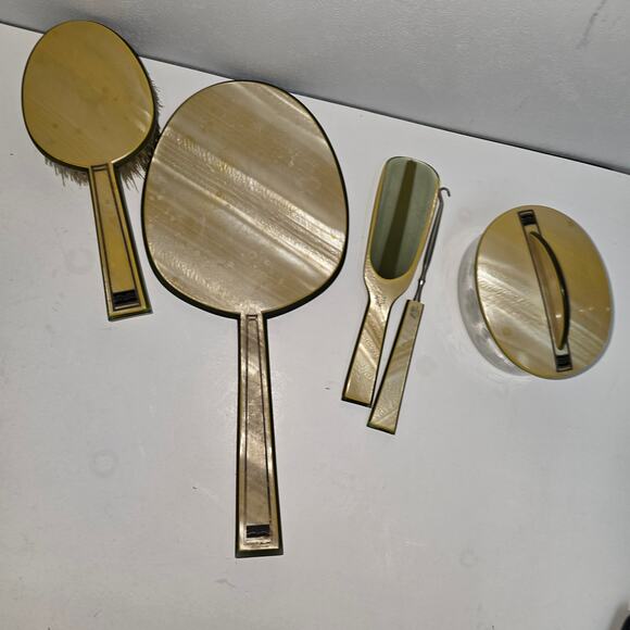 Antique Dupont Pyralin Vanity Set - Picture 2 of 5